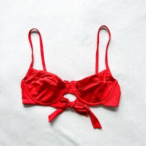 Monday Swimwear Red Bikini Top